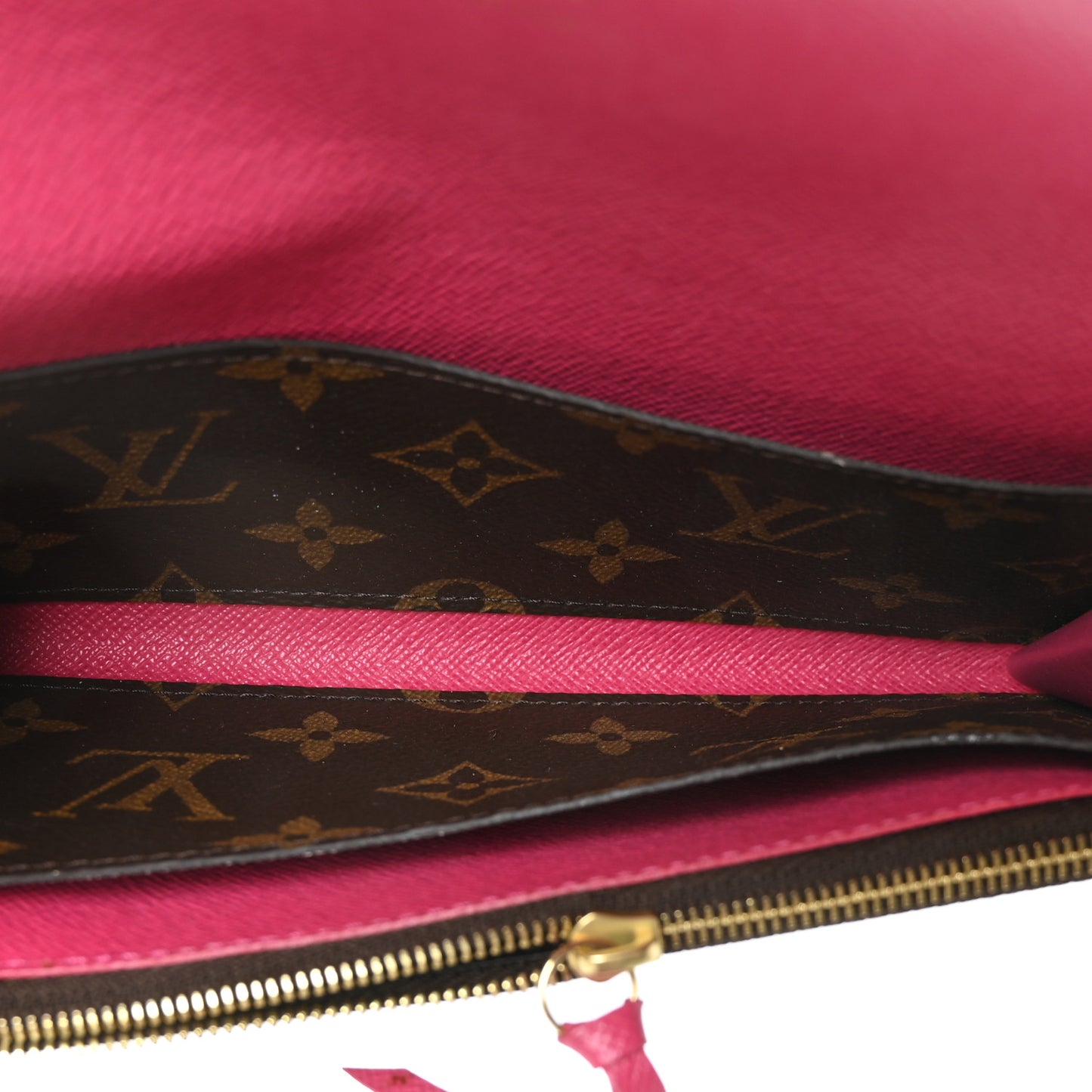 Monogram Emilie Wallet Hot Pink