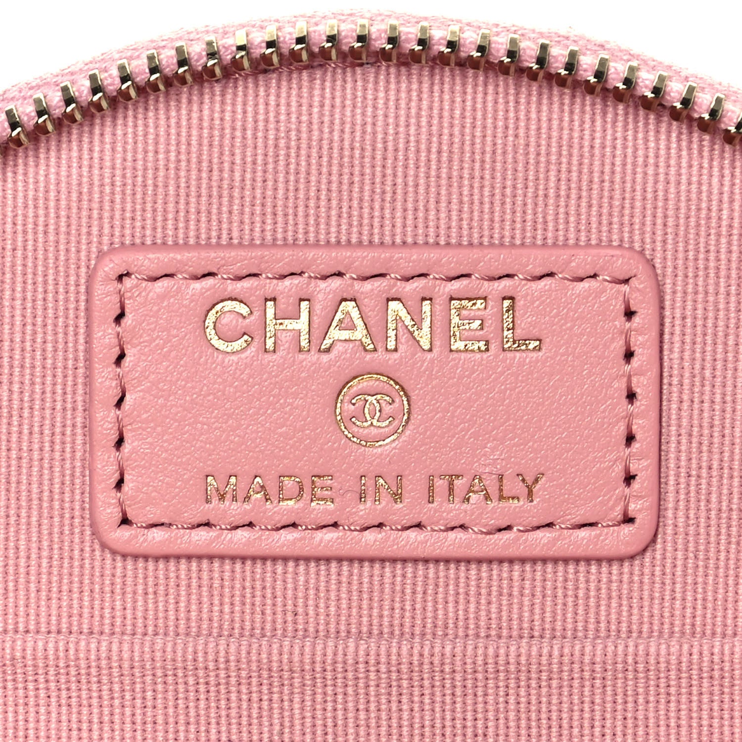 Chanel Caviar Quilted Round Handle With Care Vanity With Chain Pink 6 of 14
