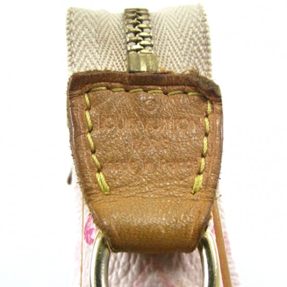 Monogram Cherry Blossom Pochette Accessories Pink