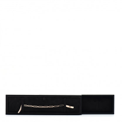 Hermes 18K Rose Gold Diamond Pave PM Kelly Chaine Bracelet SH 5 of 5