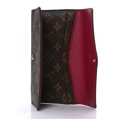 Louis Vuitton Monogram Josephine Wallet Fuchsia 6 of 7