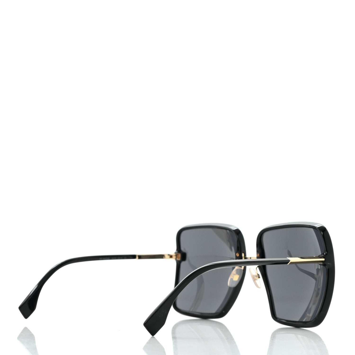 Fendi Square Sunglasses FF 0402/S Black 4 of 6