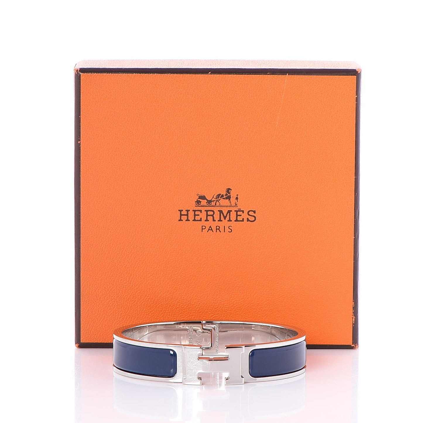 Enamel Narrow Clic Clac H Bracelet PM
