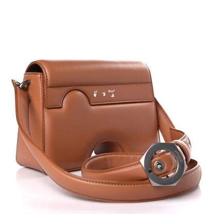 Off-White Calfskin Burrow 22 Shoulder Bag Brown 3 of 8