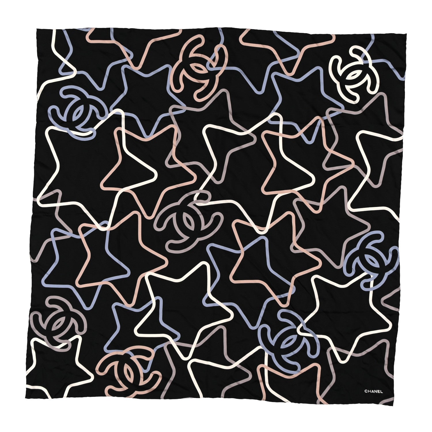 Chanel Silk CC Logo Square Scarf Multicolor 1878447 – FASHIONPHILE