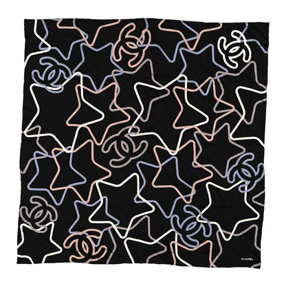 Chanel Silk CC Logo Square Scarf Multicolor 1 of 3