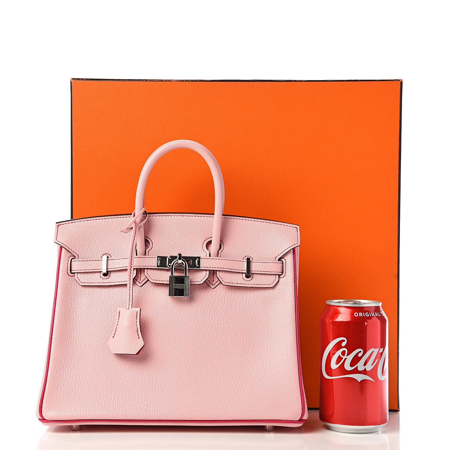 Hermes Chevre Mysore Horseshoe Birkin 25 Rose Sakura Rose Tyrien 35 of 35