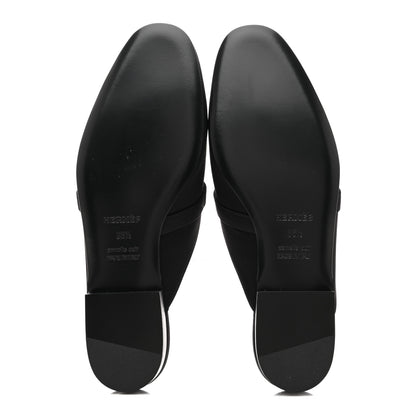 Hermes Satin Oz Mules 36.5 Black 6 of 10