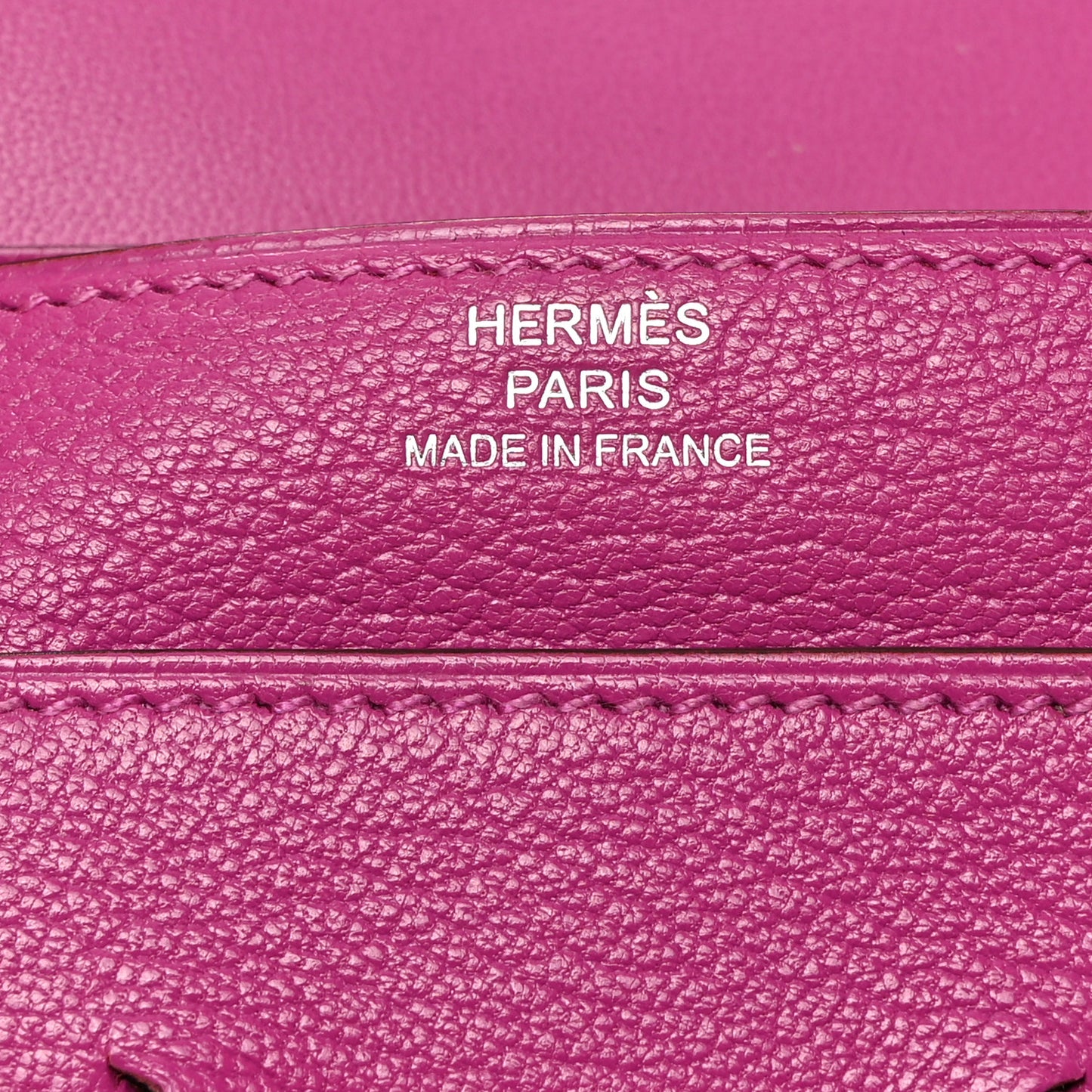 Chevre Mysore 1938 Wallet 19 Rose Pourpre