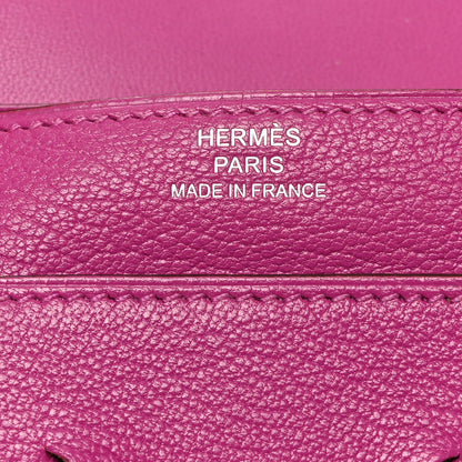 Hermes Chevre Mysore 1938 Wallet 19 Rose Pourpre 9 of 11