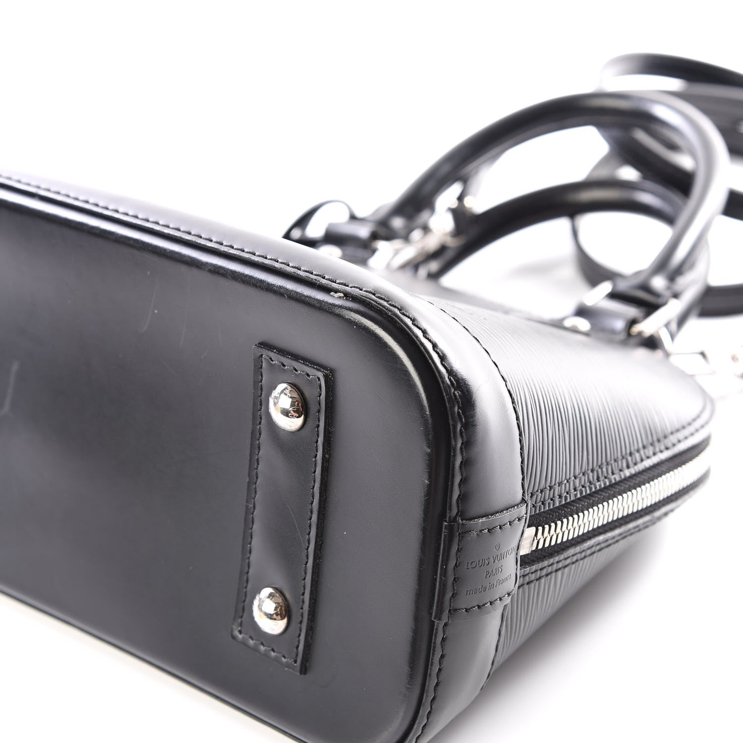 Louis Vuitton Epi Alma BB Black 6 of 12