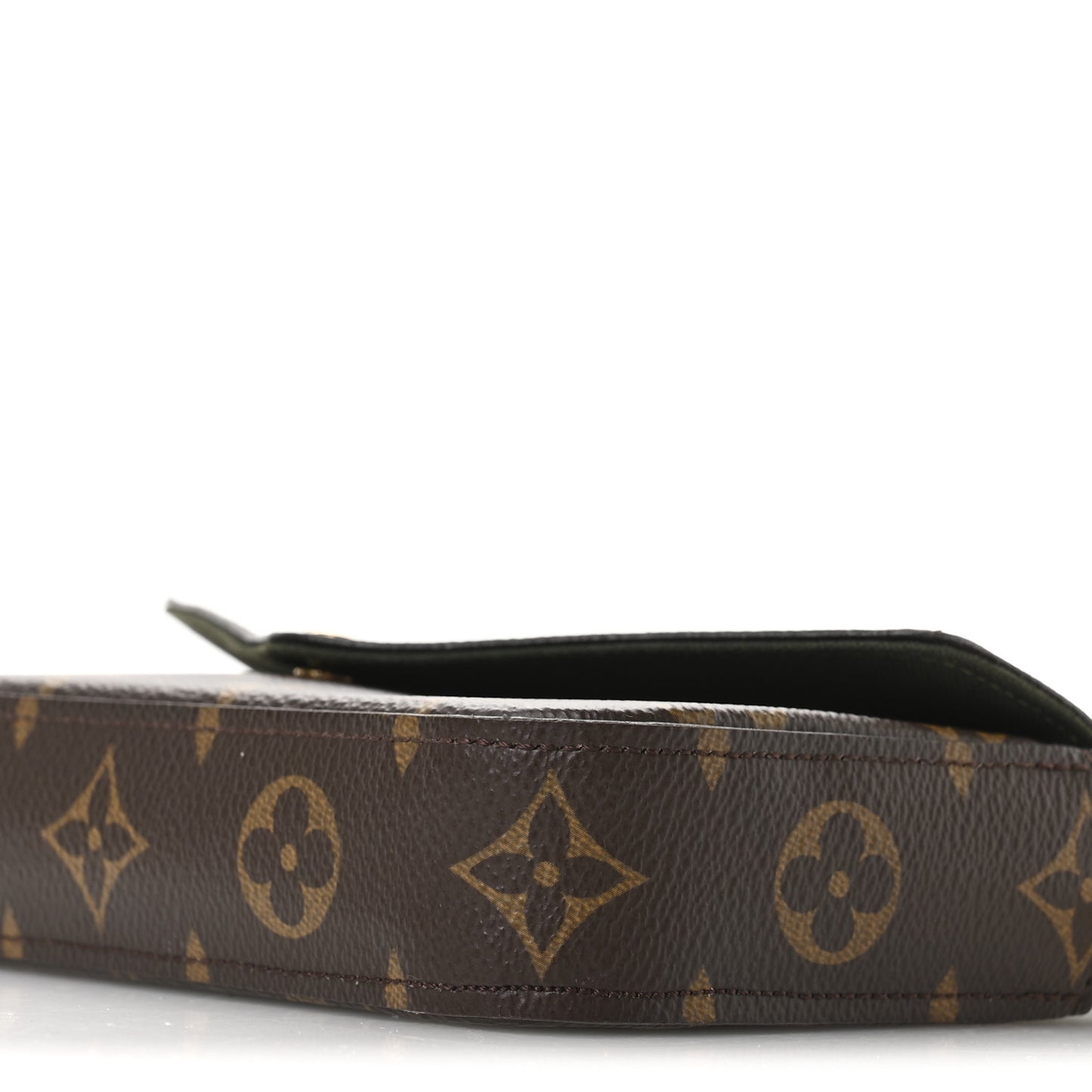 Monogram Felicie Strap & Go Kaki