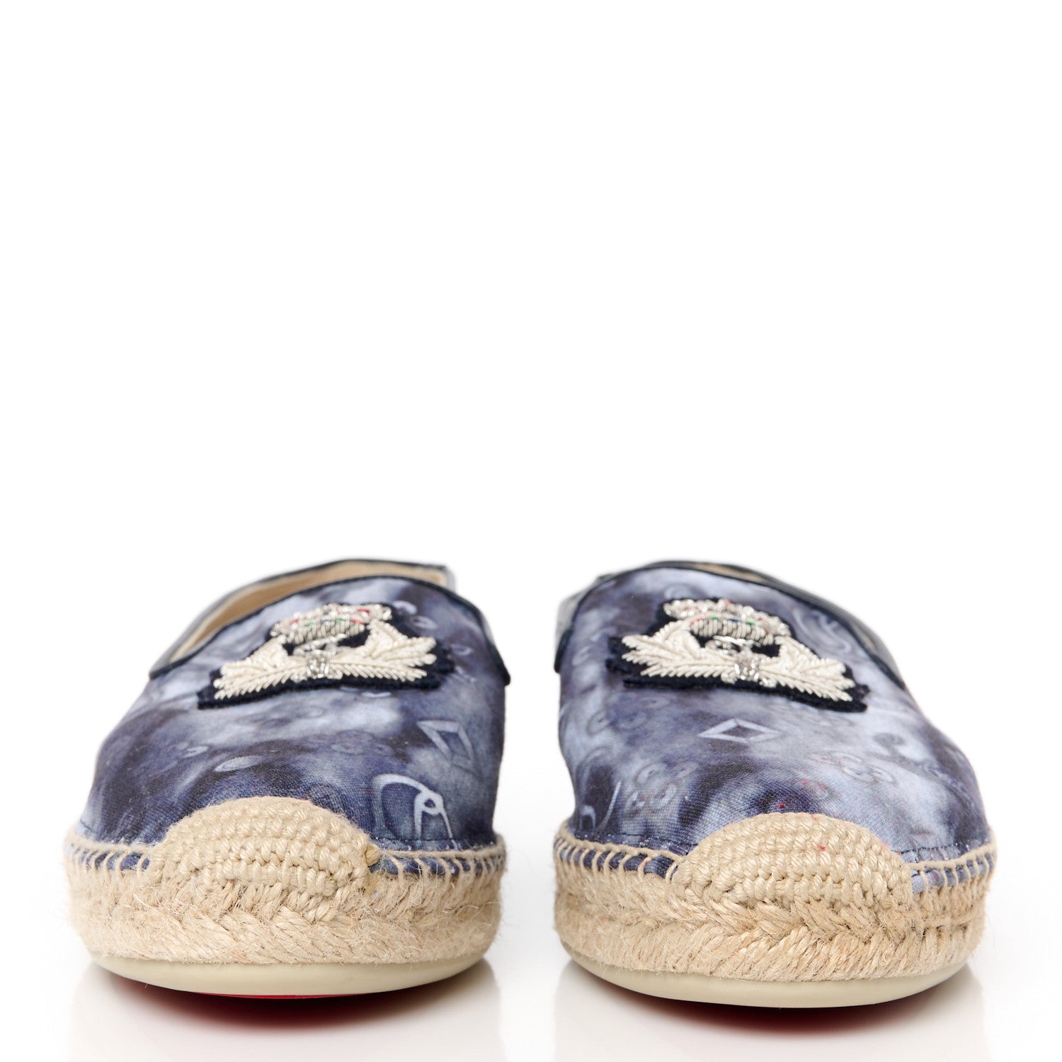 Christian Louboutin Nanou Orlato Donna Espadrilles 38 Multicolor Navy 2 of 10