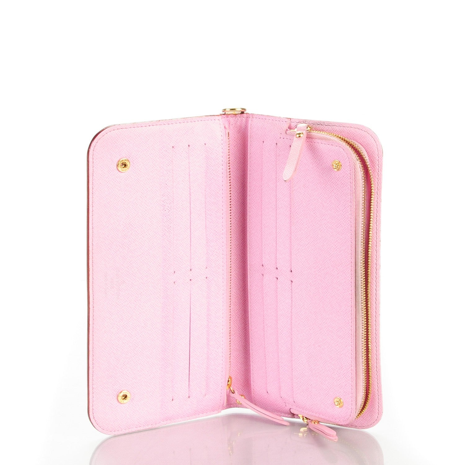 Louis Vuitton Monogram Multicolor Insolite Wallet White Litchi 5 of 7
