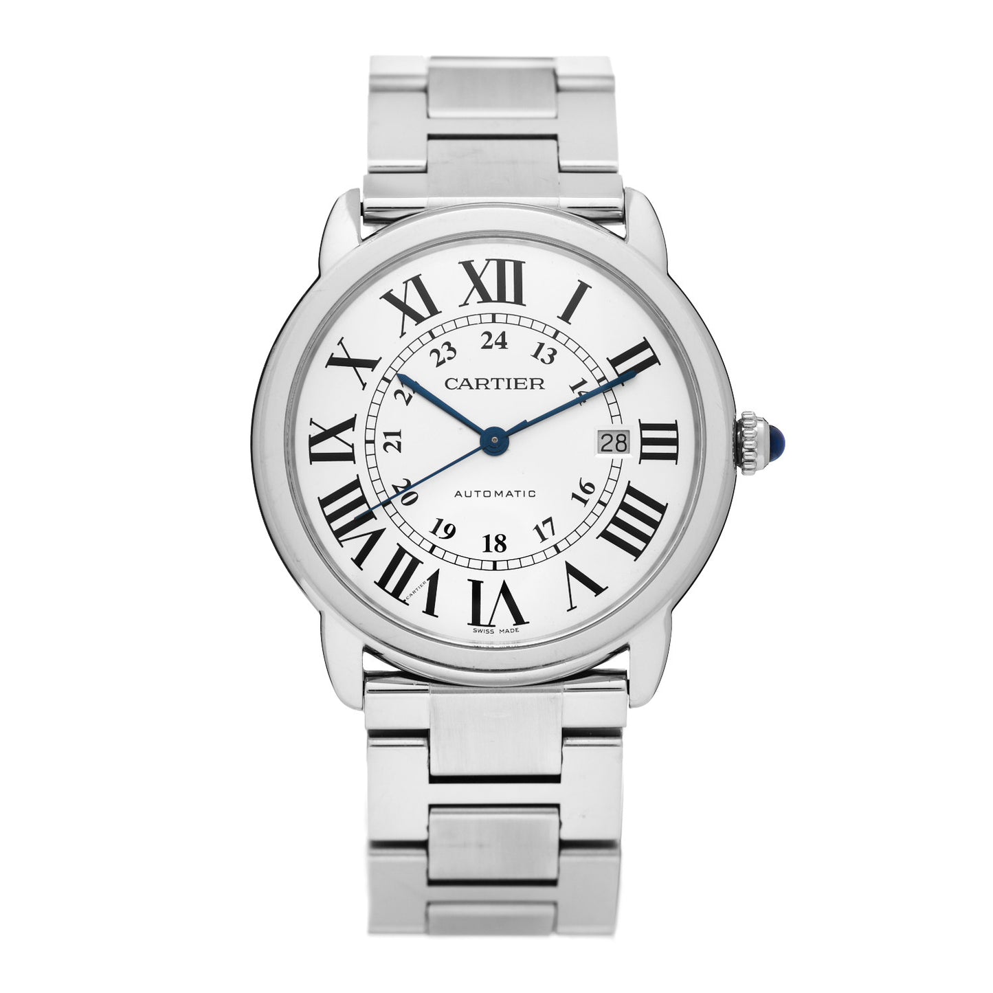 Stainless Steel 42mm Ronde Solo Automatic Watch