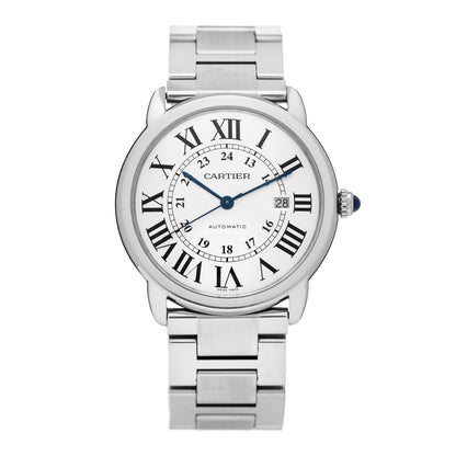 Cartier Stainless Steel 42mm Ronde Solo Automatic Watch 1 of 4
