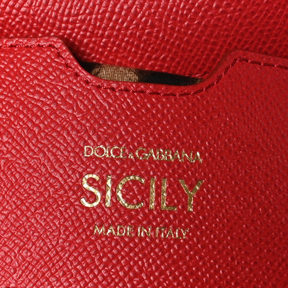 Dolce & Gabbana Dauphine Small Miss Sicily Satchel Red 6 of 9