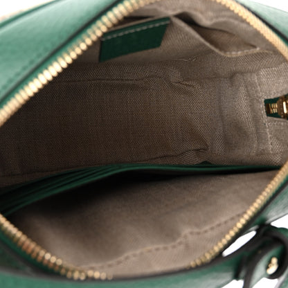 Gucci Monogram Dollar Calfskin Mini Bree Messenger Bag Beige Ebony Emerald 5 of 10