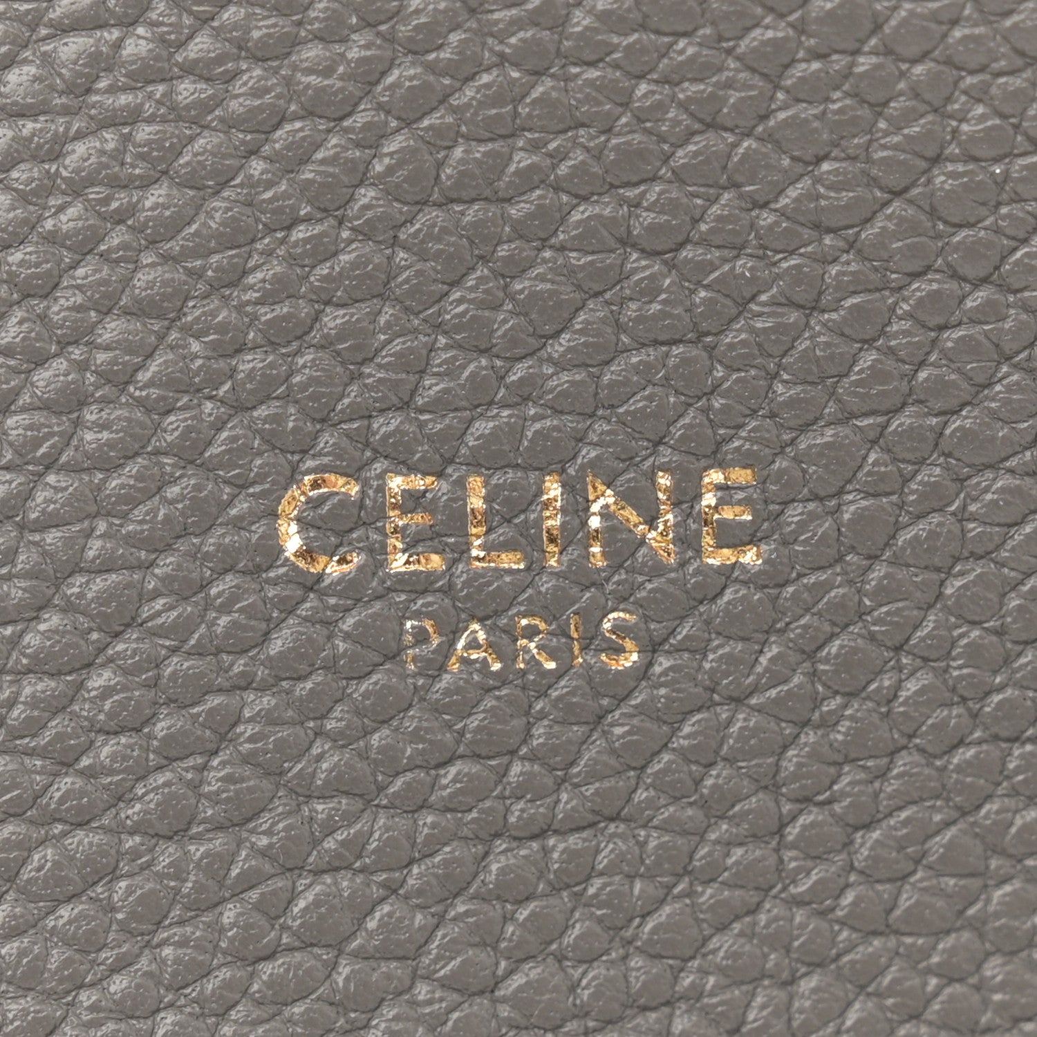 Celine Soft Grained Calfskin Small Belt Cabas Phantom Medium Grey 6 of 16