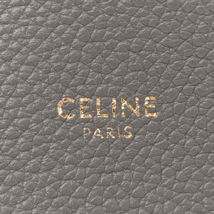 Celine Soft Grained Calfskin Small Belt Cabas Phantom Medium Grey 6 of 16