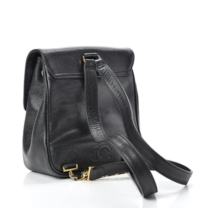 Chanel Caviar CC Backpack Black 2 of 14