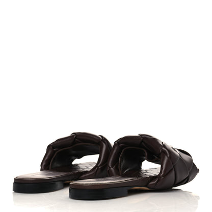 Bottega Veneta Nappa Maxi Intrecciato Lido Flat Sandals 36.5 Slipper Chocolate 4 of 7