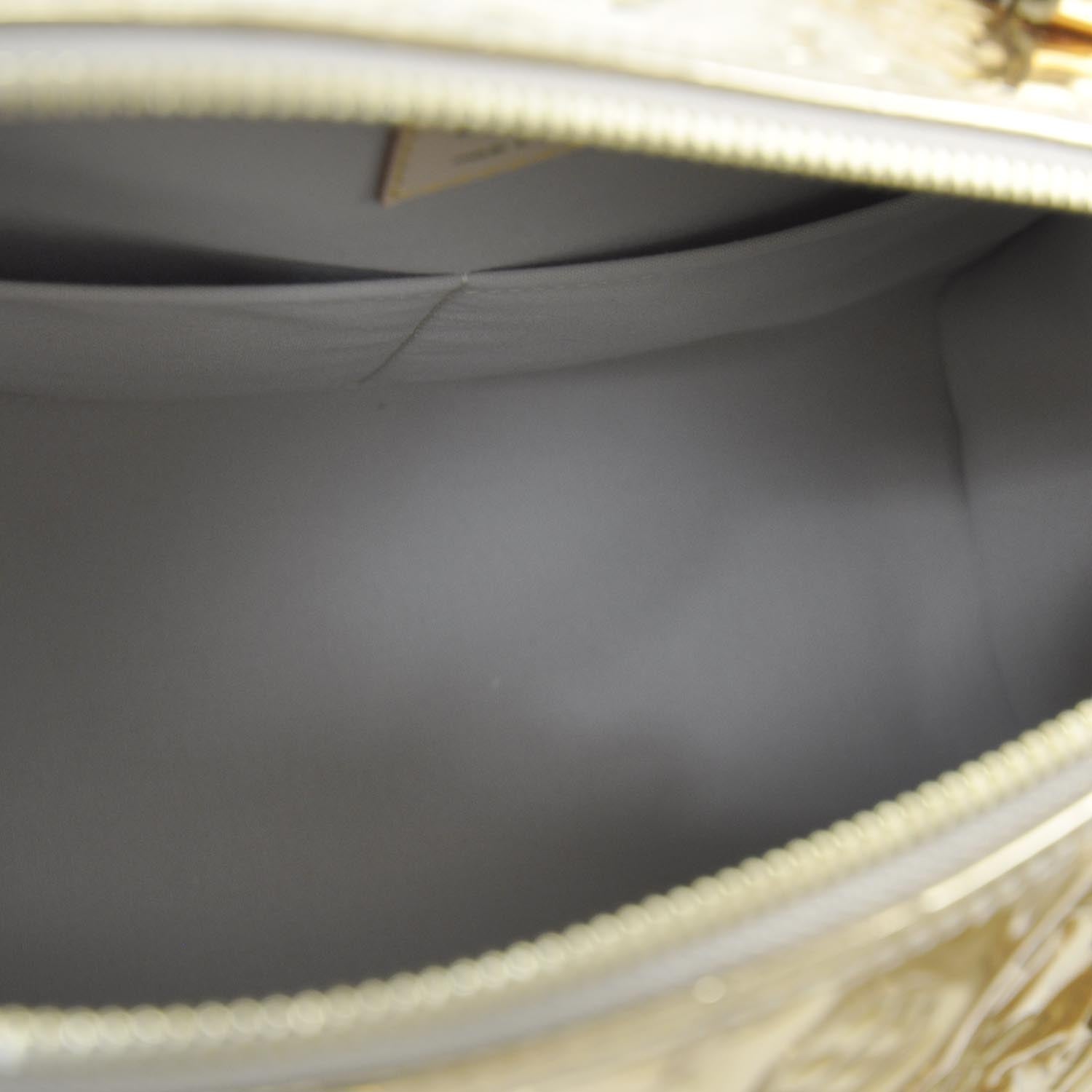 Louis Vuitton Monogram Miroir Speedy 30 Gold 7 of 11