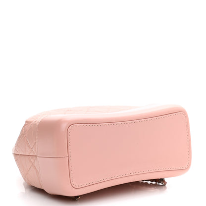 Chanel Aged Calfskin Quilted Small Gabrielle Backpack Pink 4 of 8