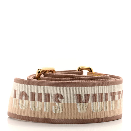 Louis Vuitton Jacquard Speedy Bandouliere 20 Shoulder Strap Beige 2 of 3