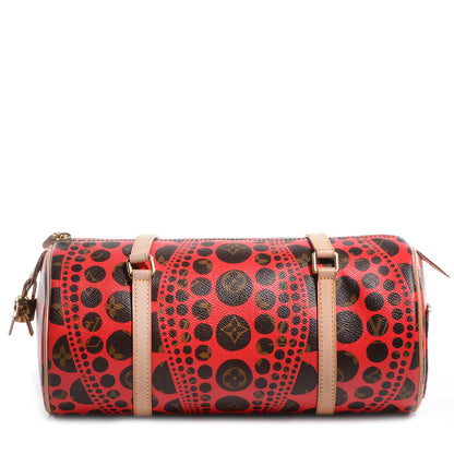 Louis Vuitton Monogram Kusama Pumpkin Dots Papillon 30 Red 2 of 8