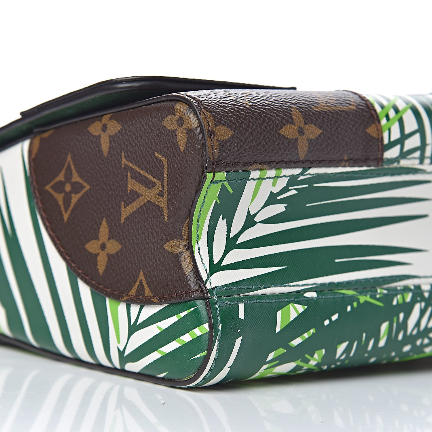 Louis Vuitton Monogram Palm Twist Shoulder Bag MM Vert White 8 of 10