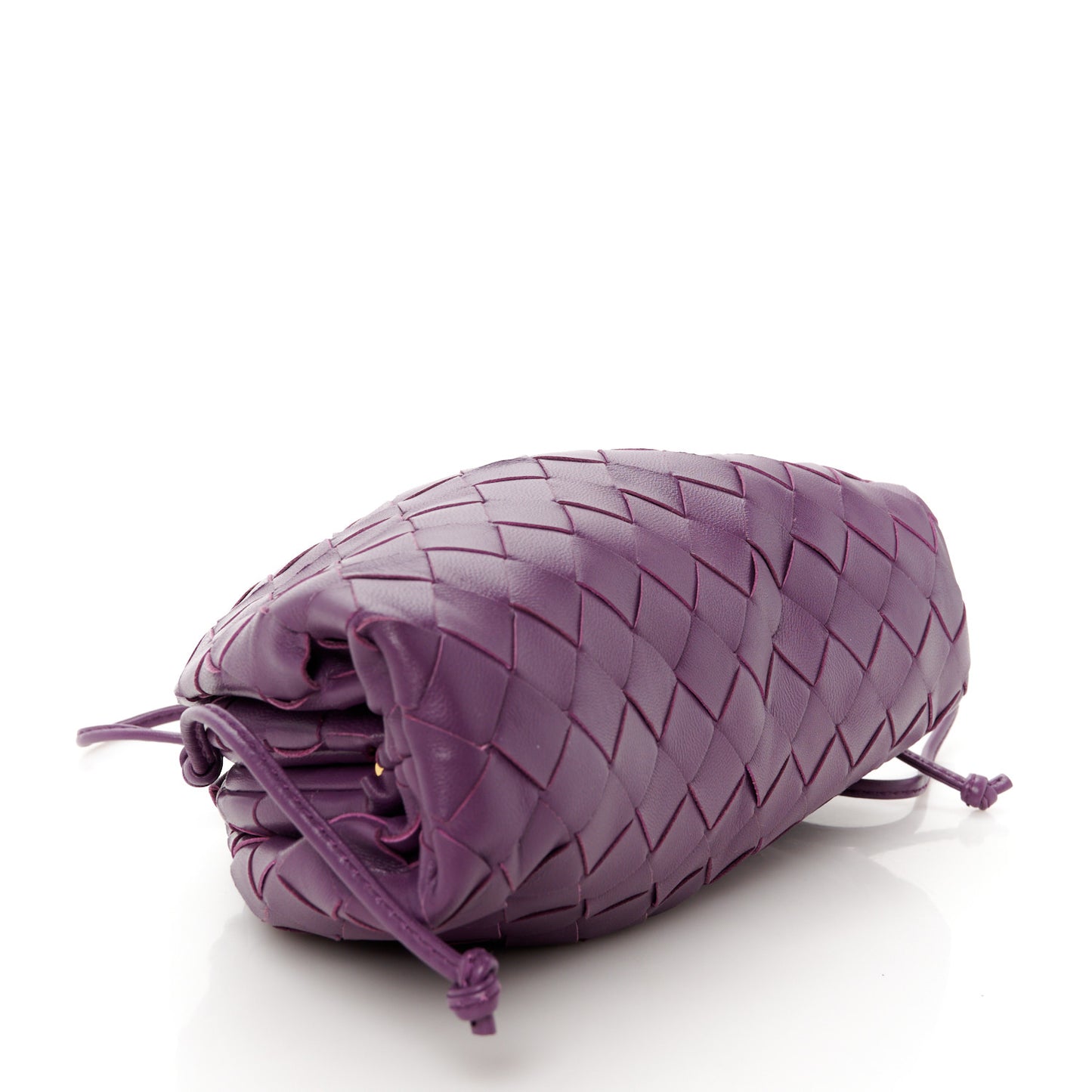 Nappa Intrecciato The Mini Pouch Eggplant