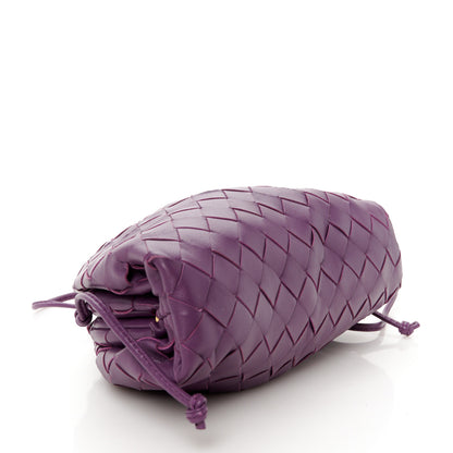 Bottega Veneta Nappa Intrecciato The Mini Pouch Eggplant 4 of 10