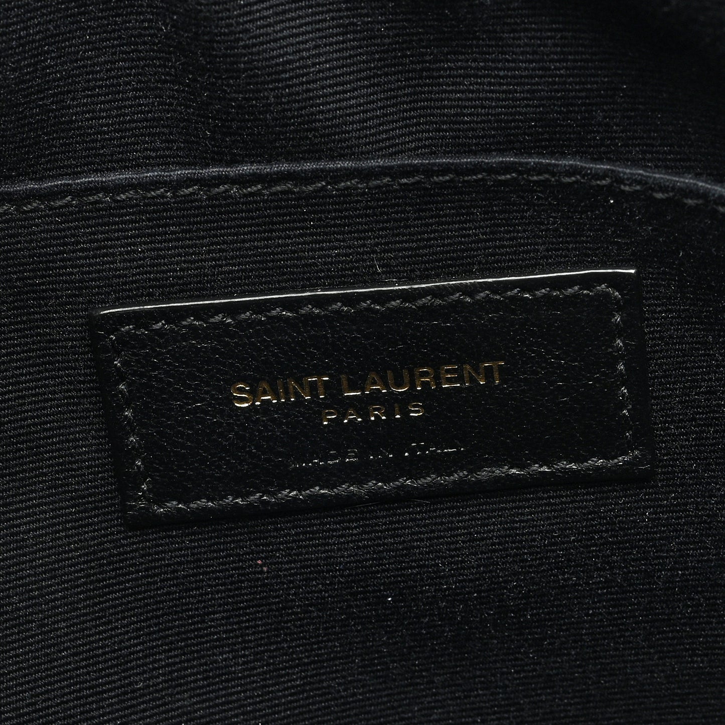 Velvet Matelasse Monogram Lou Camera Bag Black