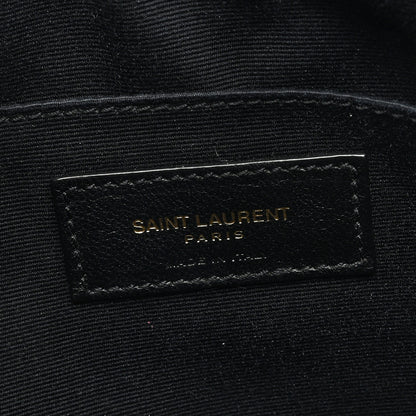 Saint Laurent Velvet Matelasse Monogram Lou Camera Bag Black 7 of 10