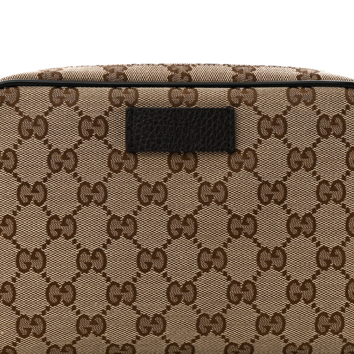 Monogram Dollar Calfskin Belt Bag Beige Ebony Testa di Moro Marrone Scuro
