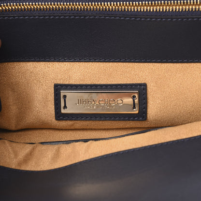 Jimmy Choo Suede Riley Tote Navy 6 of 16