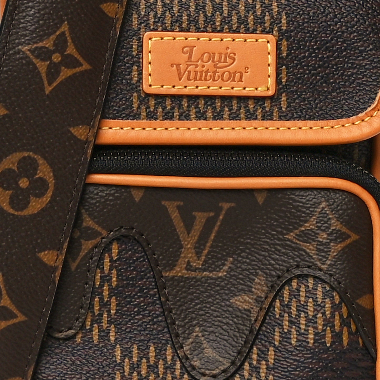 X NIGO Giant Damier Ebene Monogram Nano Amazone Messenger