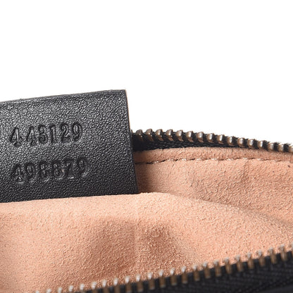 Gucci Calfskin Matelasse Mini GG Marmont Chain Bag Black 8 of 8