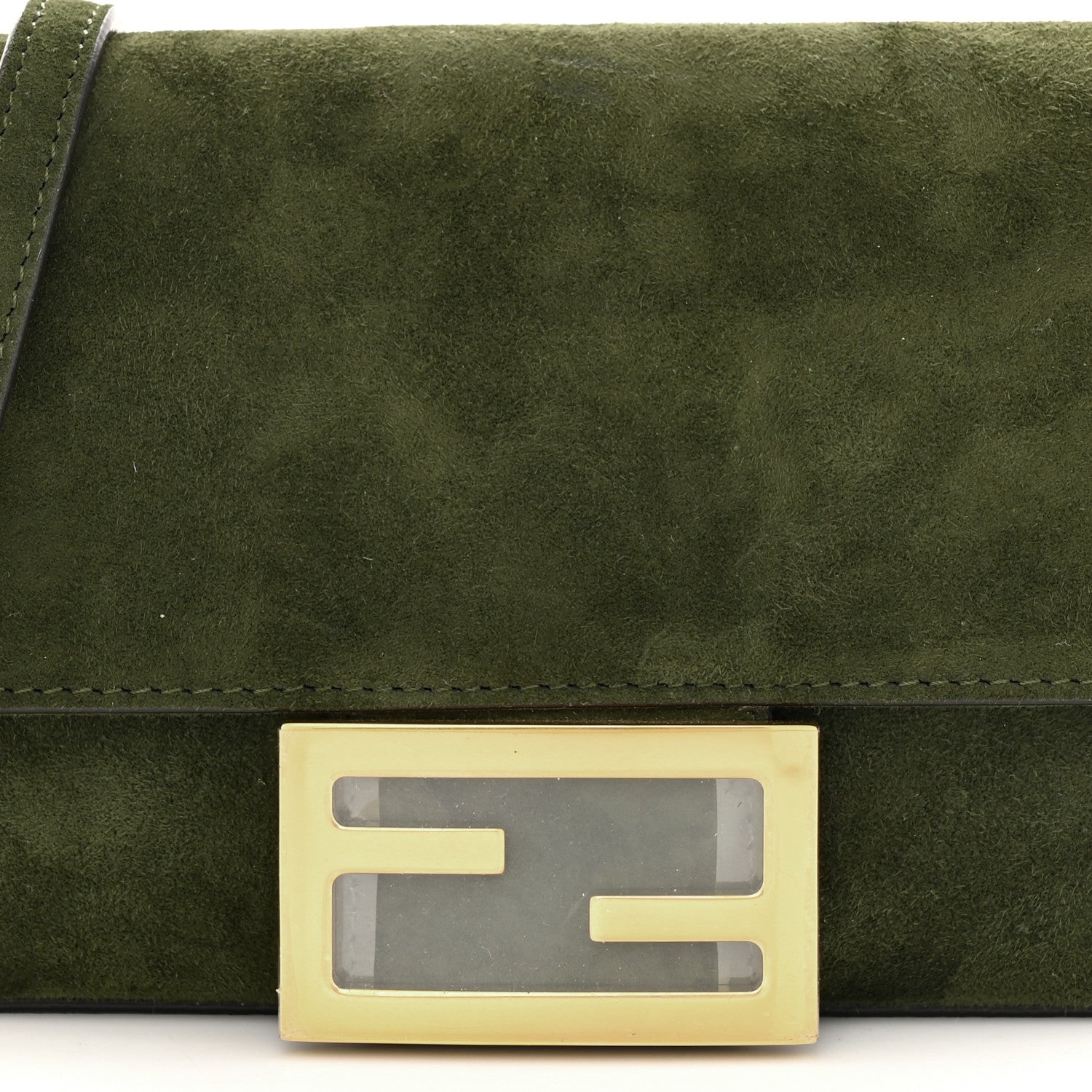 Fendi Chamois Mini Baguette Amazzonia 8 of 11