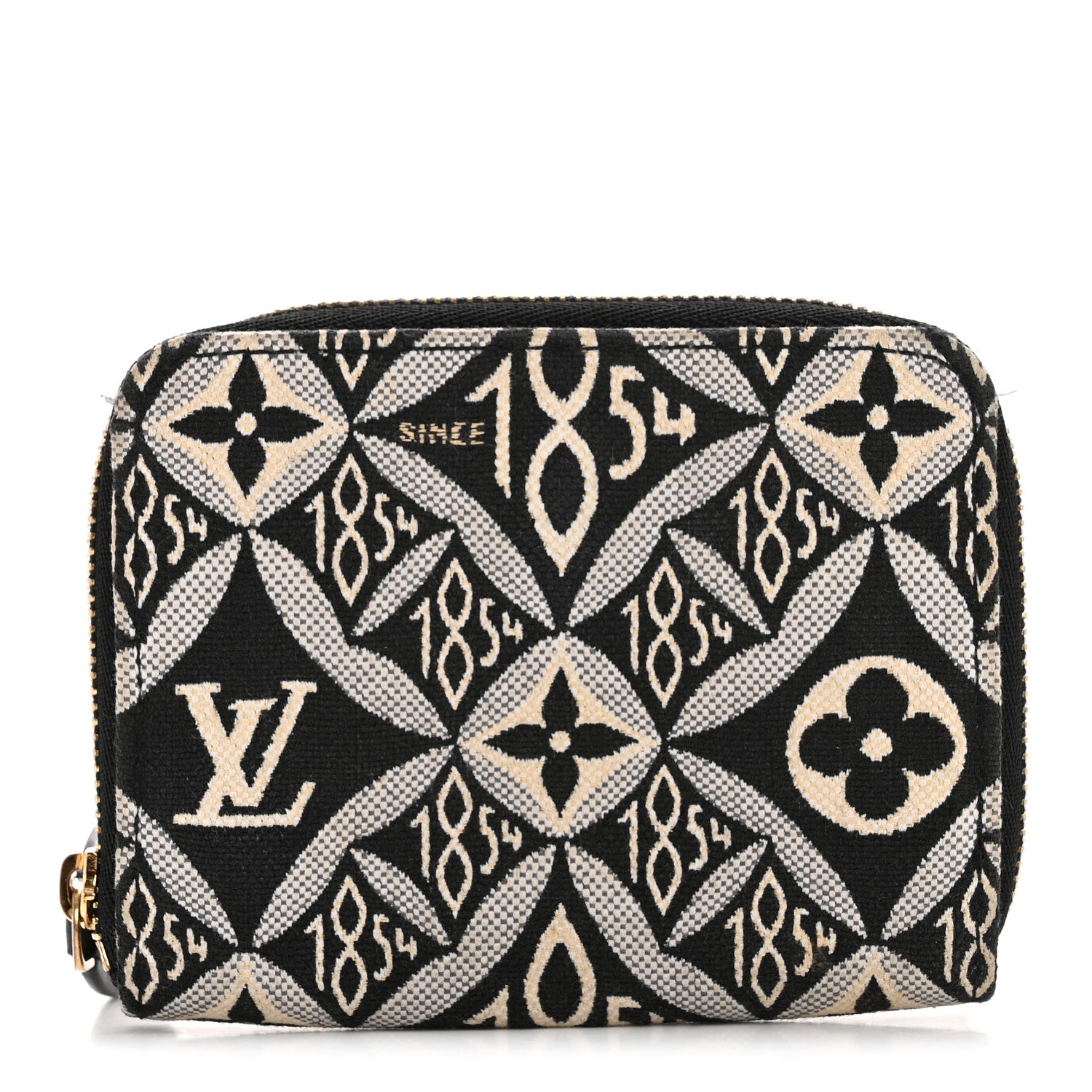 Louis Vuitton Jacquard Since 1854 Zippy Coin Purse Grey 1 of 10