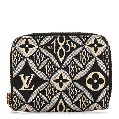 Louis Vuitton Jacquard Since 1854 Zippy Coin Purse Grey 1 of 10