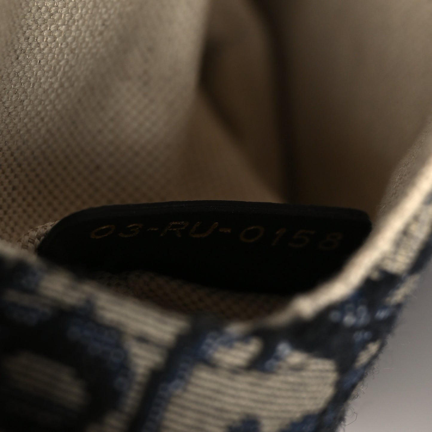 Oblique Mini Saddle Bag Blue