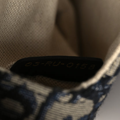Christian Dior Oblique Mini Saddle Bag Blue 7 of 9