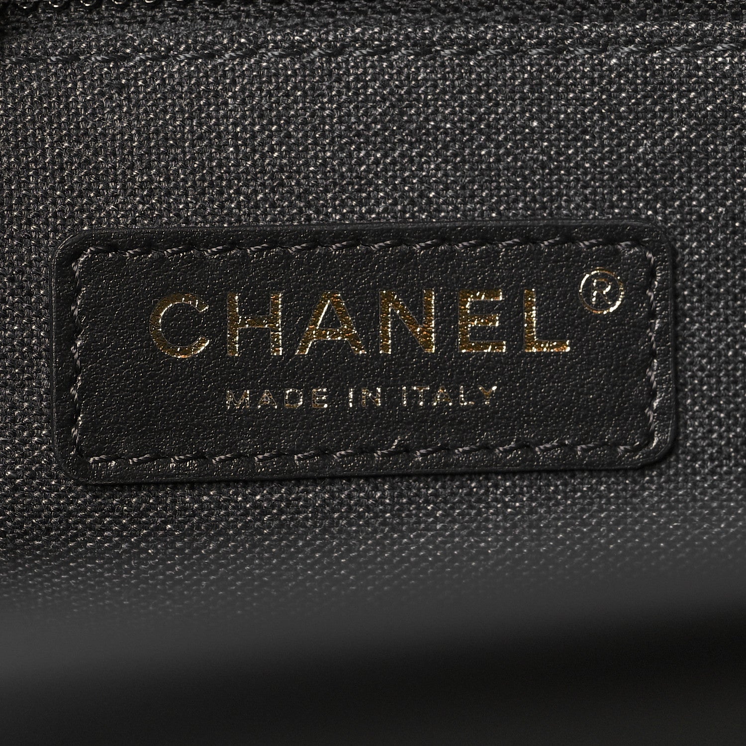Chanel Calfskin Medium Deauville Tote Black 5 of 9