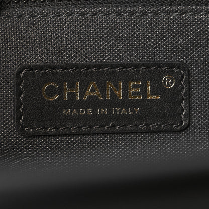 Chanel Calfskin Medium Deauville Tote Black 5 of 9