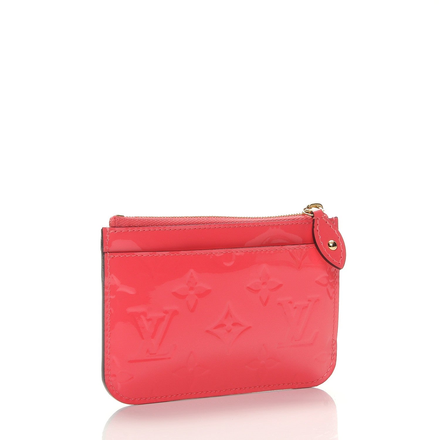 Louis Vuitton Vernis Key Pouch Rose Litchi 3 of 8
