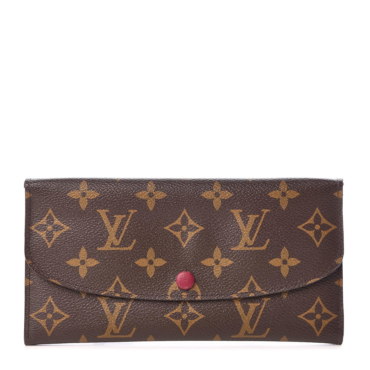 Louis Vuitton Monogram Emilie Wallet Fuchsia 1 of 9