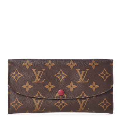 Louis Vuitton Monogram Emilie Wallet Fuchsia 1 of 9