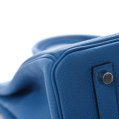 Hermes Togo Verso Birkin 35 Bleu Zanzibar Malachite 36 of 37